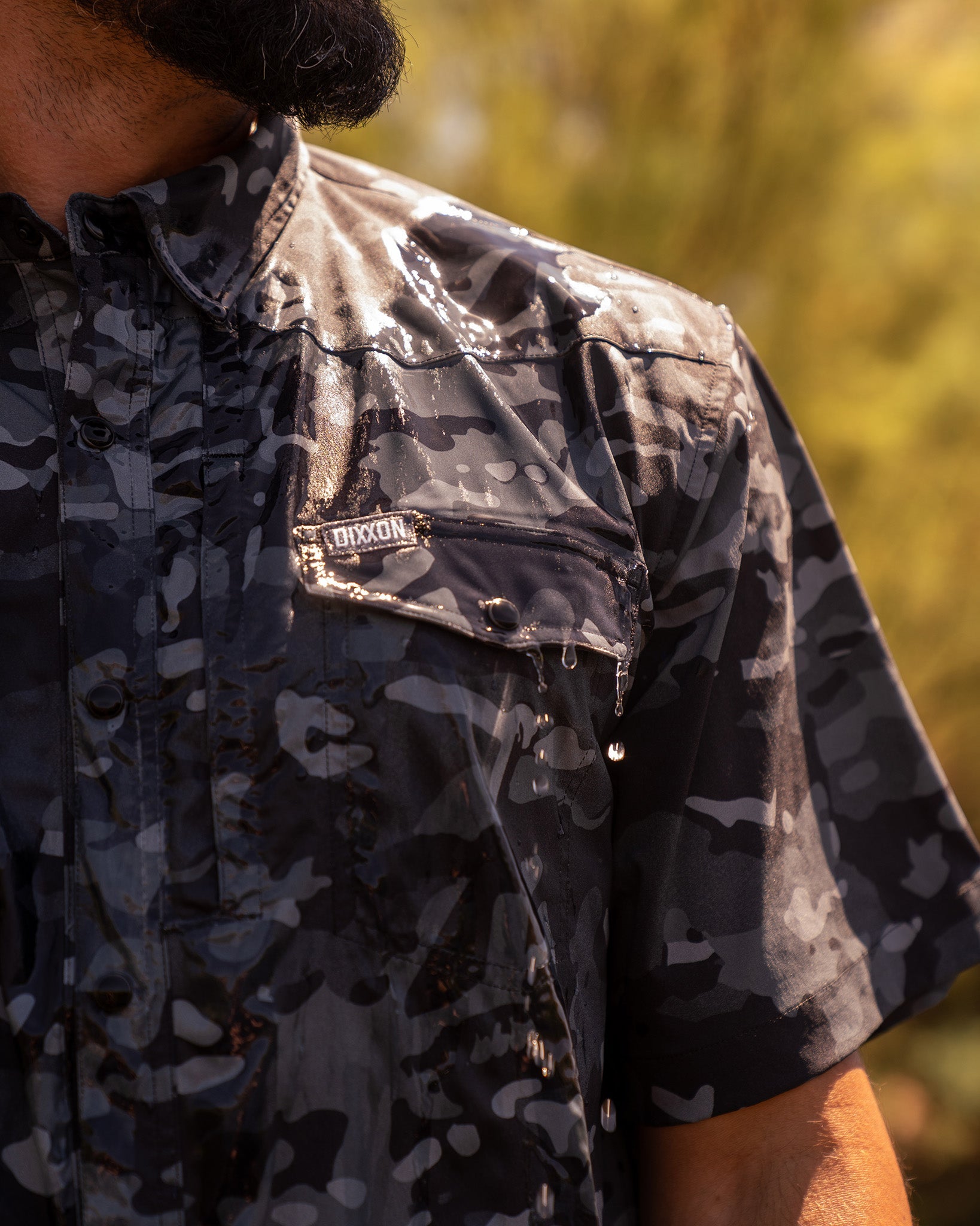 Outdoorsman Performance Short Sleeve - Black Camo - Dixxon Flannel Co.