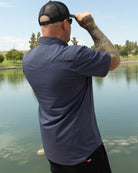 Outdoorsman Performance Short Sleeve - Navy - Dixxon Flannel Co.