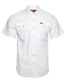 Outdoorsman Performance Short Sleeve - White - Dixxon Flannel Co.