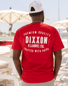 Over Under T-Shirt - Red - Dixxon Flannel Co.