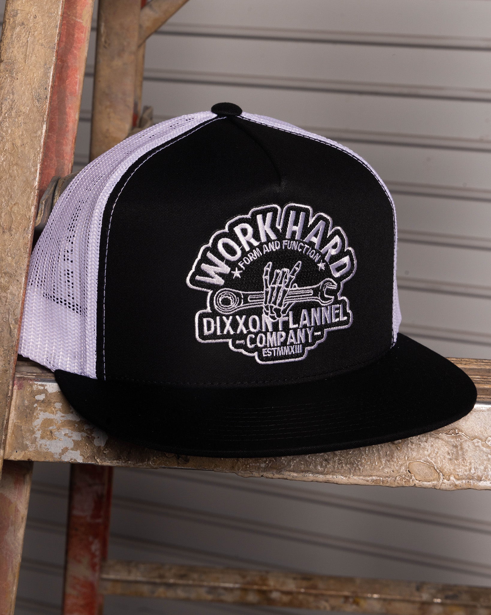 Overtime Flat Bill Trucker Snapback - Dixxon Flannel Co.