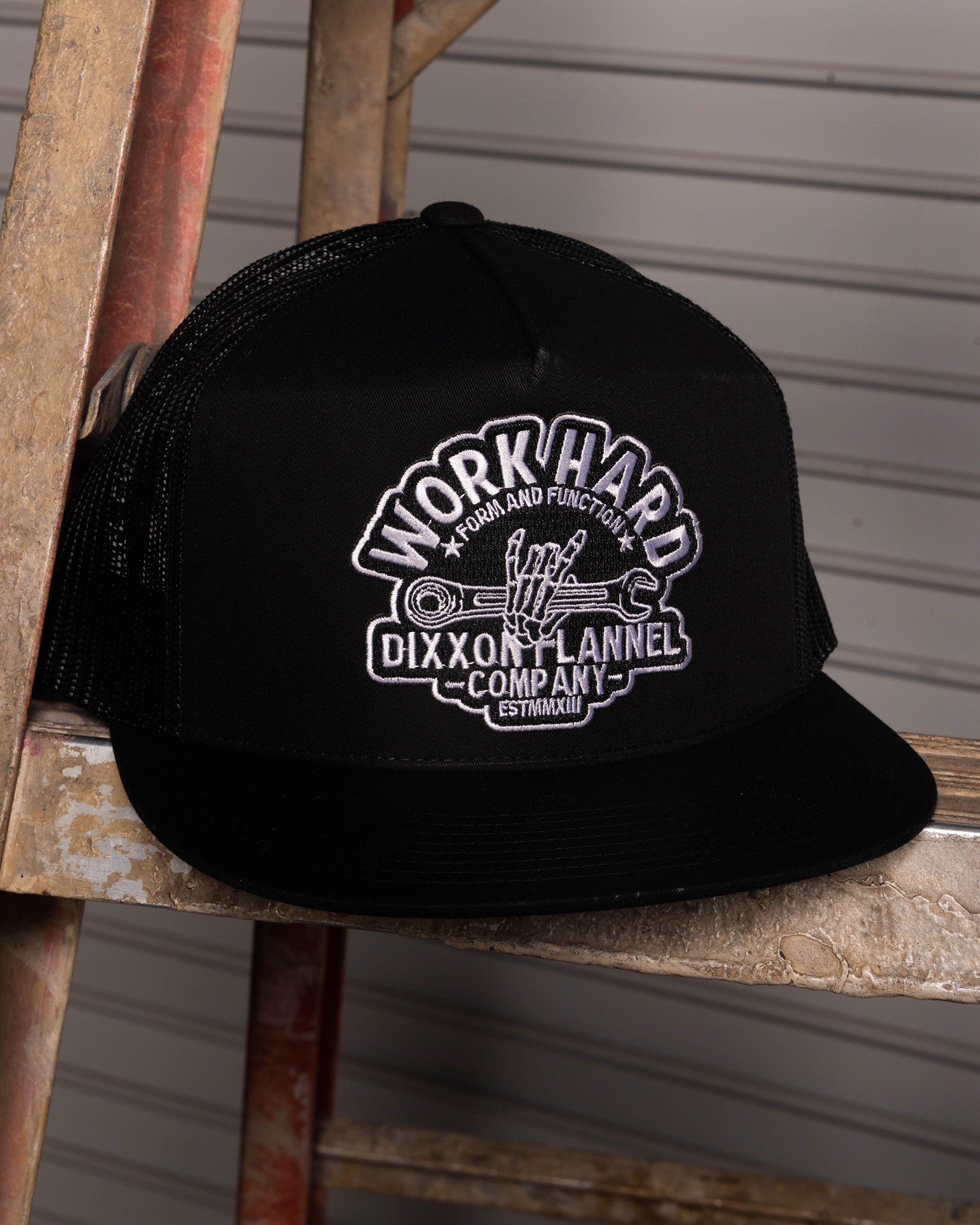 Overtime Flat Bill Trucker Snapback - Dixxon Flannel Co.