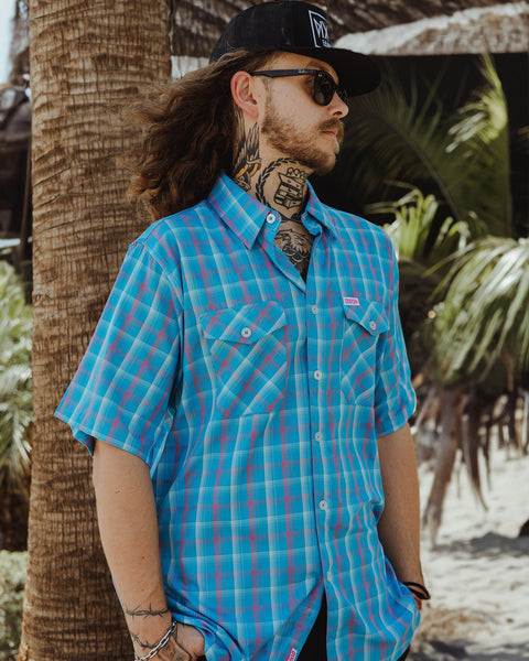 Dixxon Palm Beach Bamboo Shirt: Shop Stylish Plaid Design Dixxon Palm Beach Bamboo Shirt: Shop Stylish Plaid Design