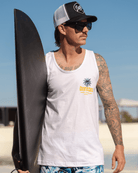 Palms Tank - White - Dixxon Flannel Co.