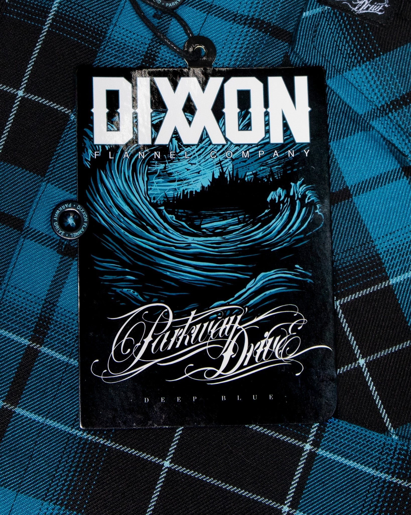 Parkway Drive - Deep Blue Flannel - Dixxon Flannel Co.