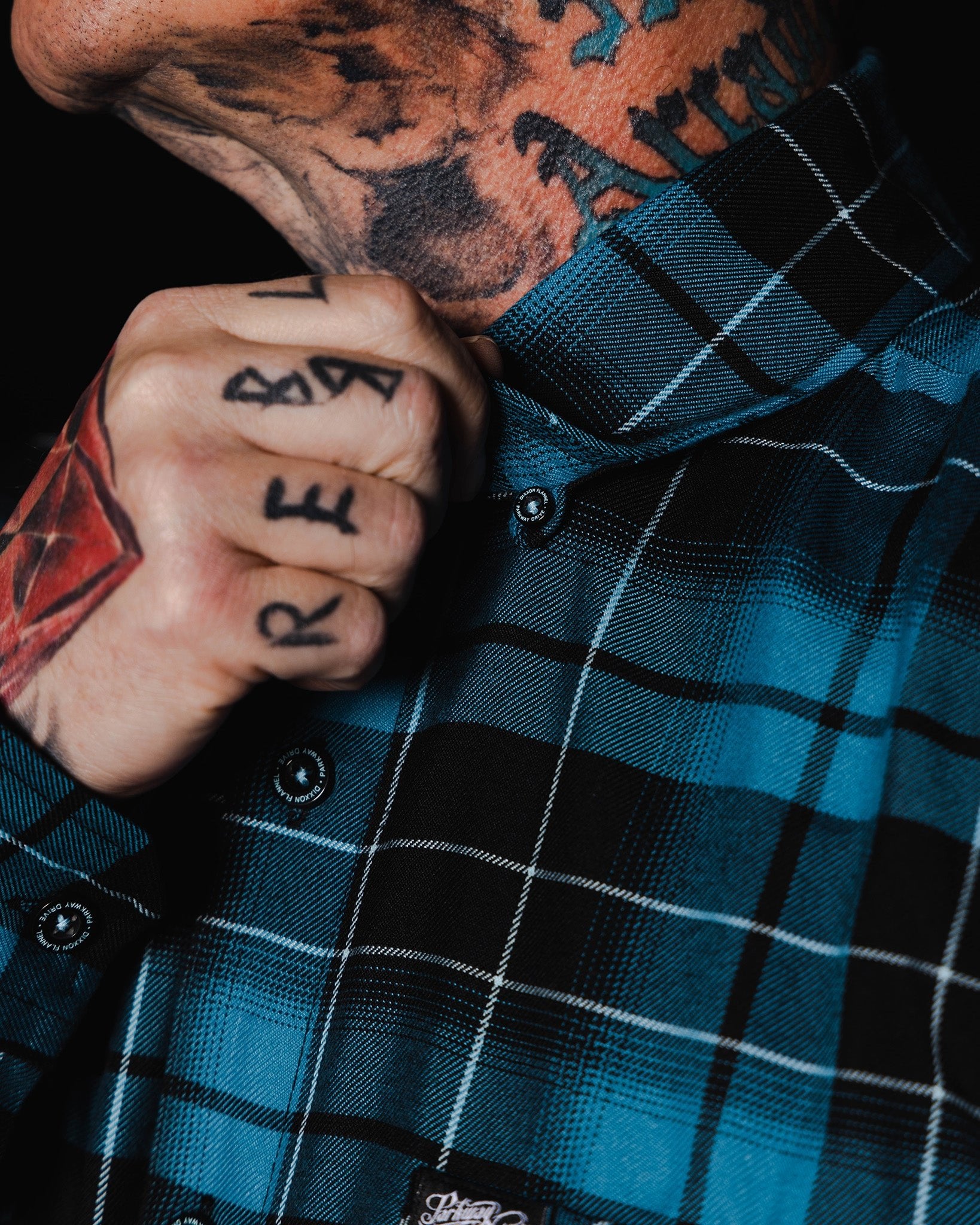 Parkway Drive - Deep Blue Flannel - Dixxon Flannel Co.