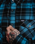Parkway Drive - Deep Blue Flannel - Dixxon Flannel Co.