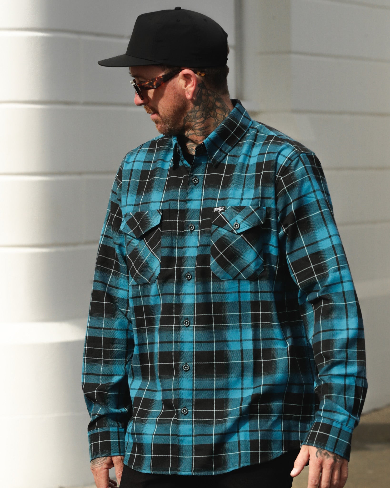 Parkway Drive - Deep Blue Flannel - Dixxon Flannel Co.