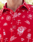 Party Boy Party Polo - Red - Dixxon Flannel Co.