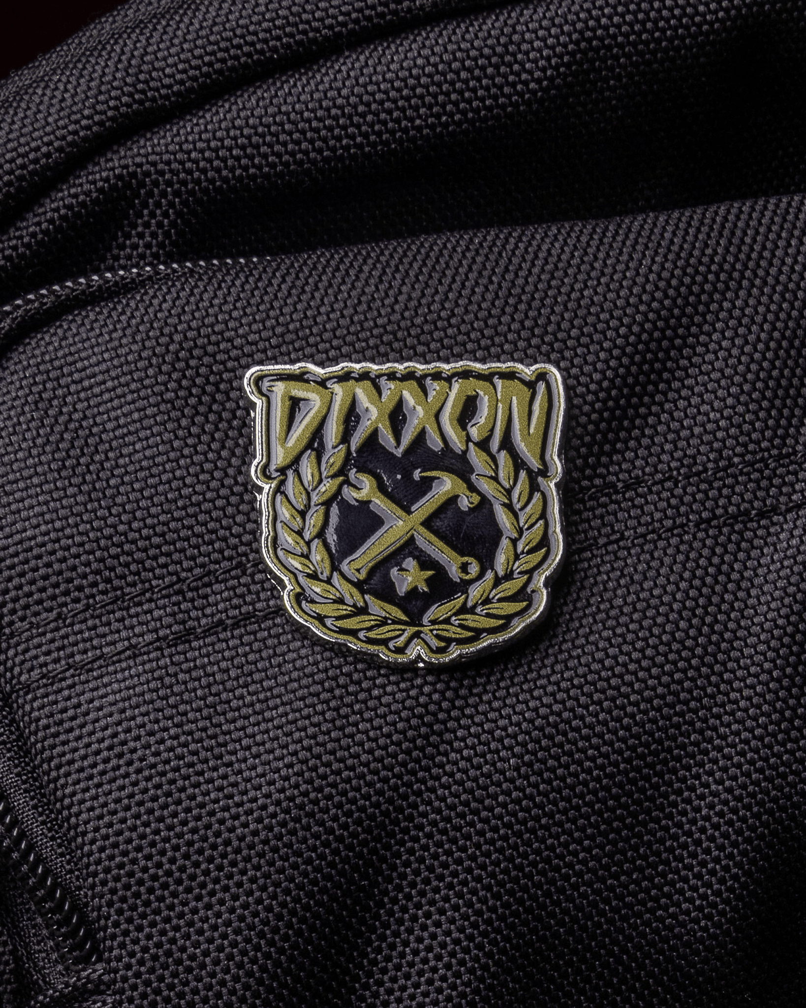 Party Hammer Enamel Pin - Gold & Black - Dixxon Flannel Co.