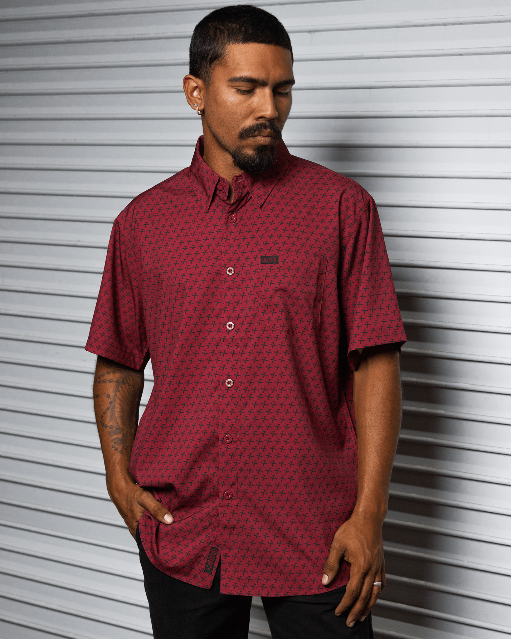 Party Hammers Party Shirt - Maroon & Black - Dixxon Flannel Co.