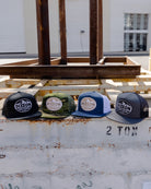Peaks Flat Bill Trucker Snapback - Dixxon Flannel Co.