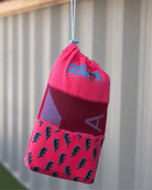 Pink Bolt Quick Dry Beach Towel - Dixxon Flannel Co.