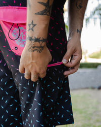 Pink & Teal Bolt Boardshorts