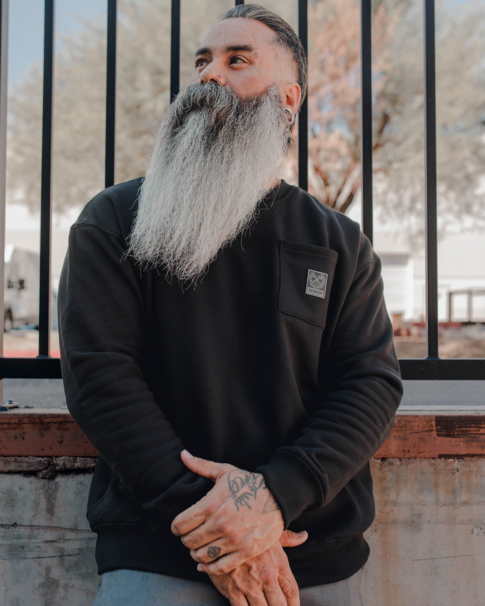 Pocket Crewneck - Black - Dixxon Flannel Co.