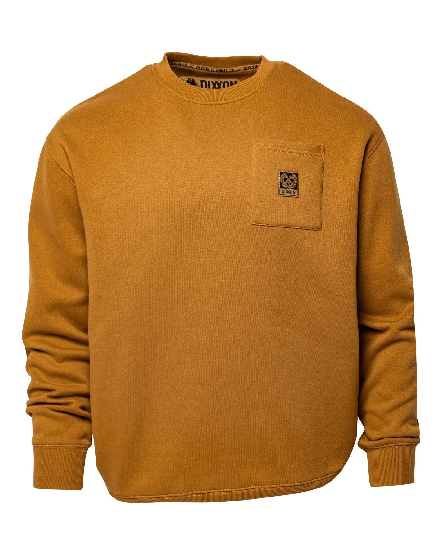 Pocket Crewneck - Camel - Dixxon Flannel Co. view 2