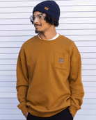 Pocket Crewneck - Camel - Dixxon Flannel Co.