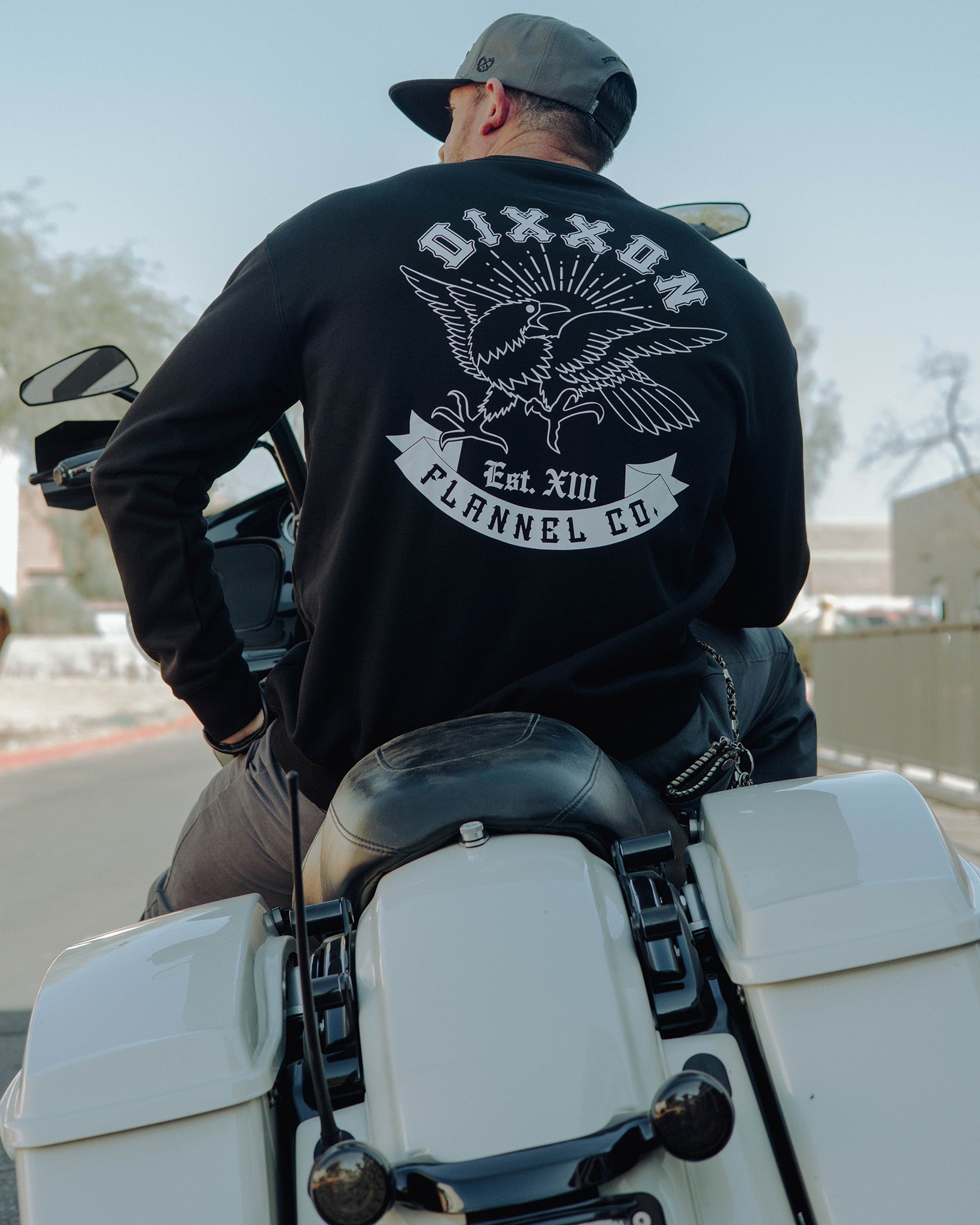 Men's Raven Crewneck Sweatshirt - Black | Dixxon Flannel Co.