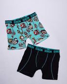 Reaper Madness Cotton Stretch 2pk Boxer Briefs - Tiffany & Black - Dixxon Flannel Co.