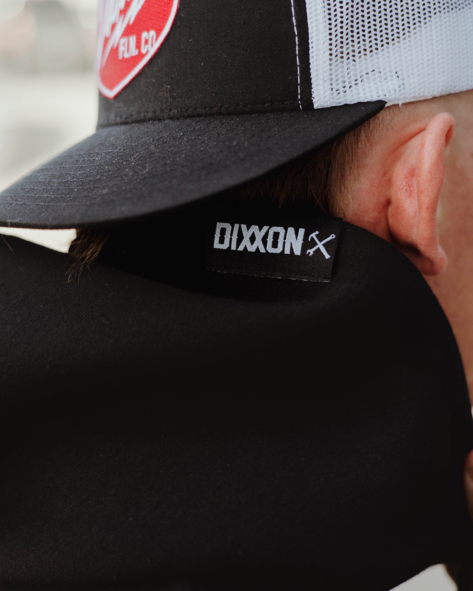 Red & Blue Quality Goods Zip Up Hoodie - Black - Dixxon Flannel Co.