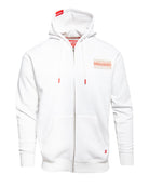 Red Epicenter Zip Up Hoodie - White - Dixxon Flannel Co.