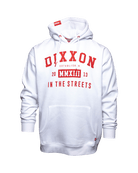 Red In The Streets Pullover Hoodie - White - Dixxon Flannel Co.