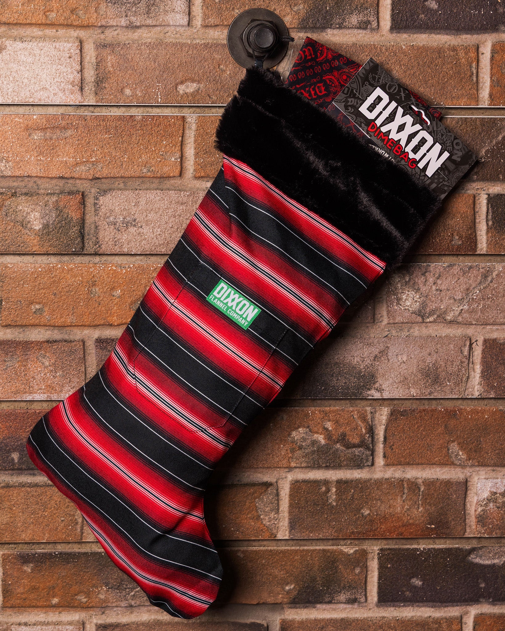 Red Serape Christmas Stocking | Dixxon Flannel Co.