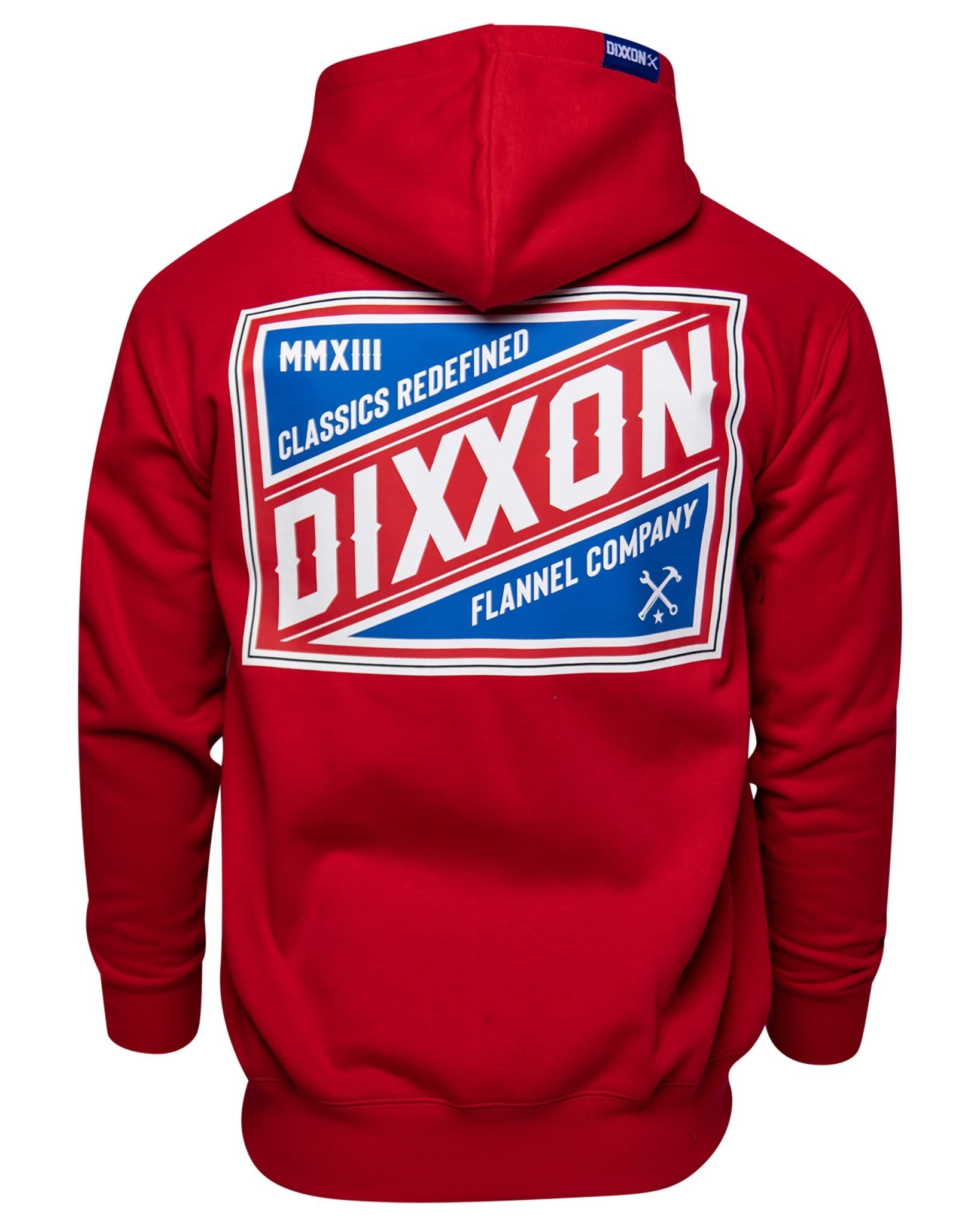 Red, White, & Blue Classics Zip Up Hoodie - Red - Dixxon Flannel Co.