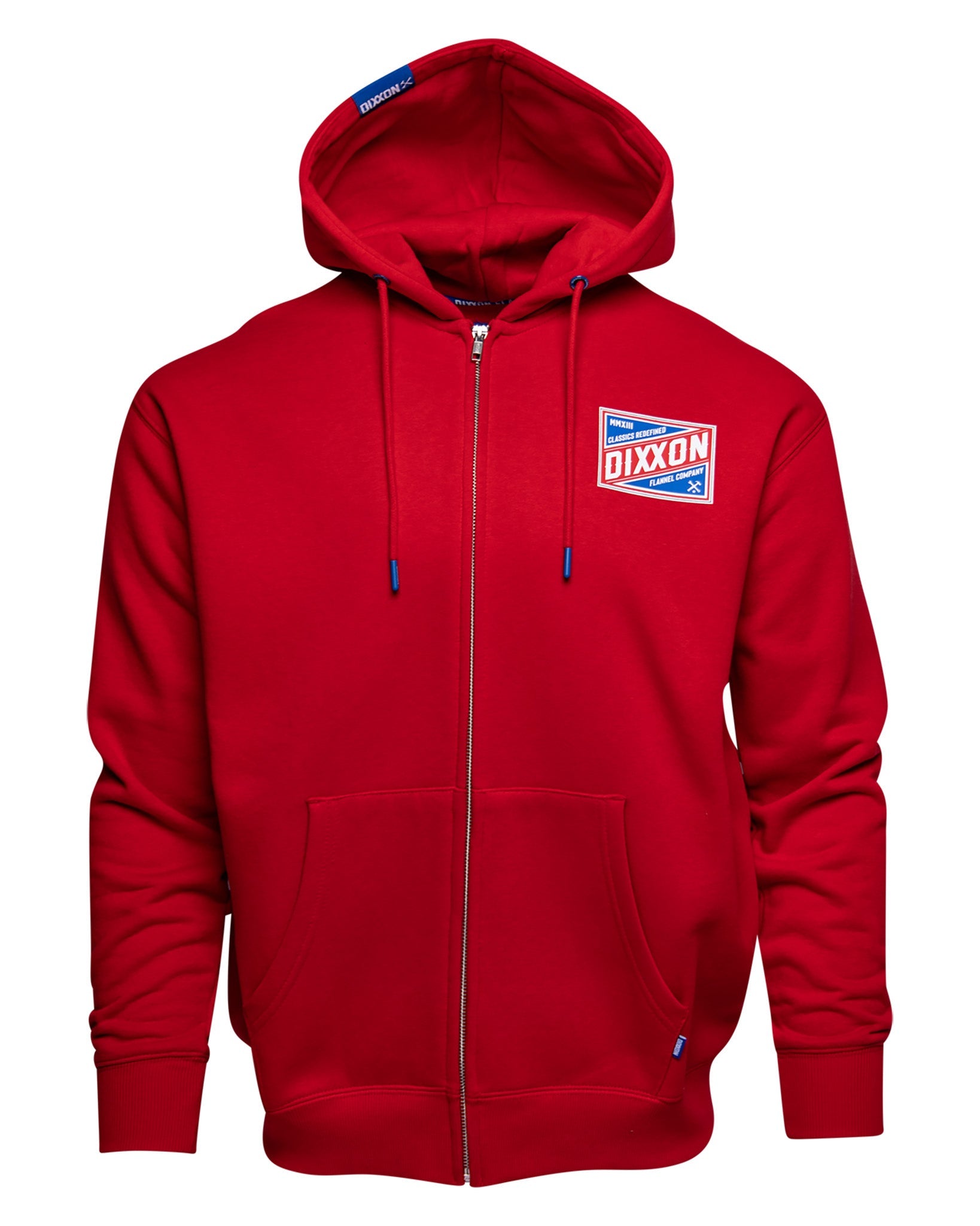 Dixxon's Red, White & Blue Hoodie: Shop Now for Quality Comfort