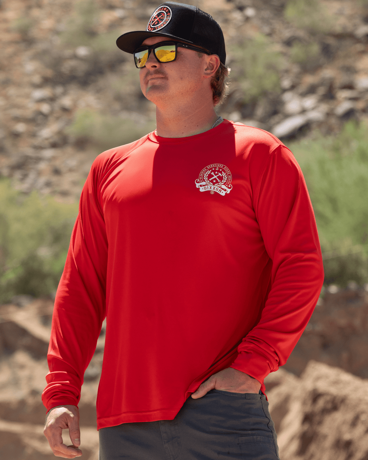 Redefined UV Long Sleeve T-Shirt - Red - view 4