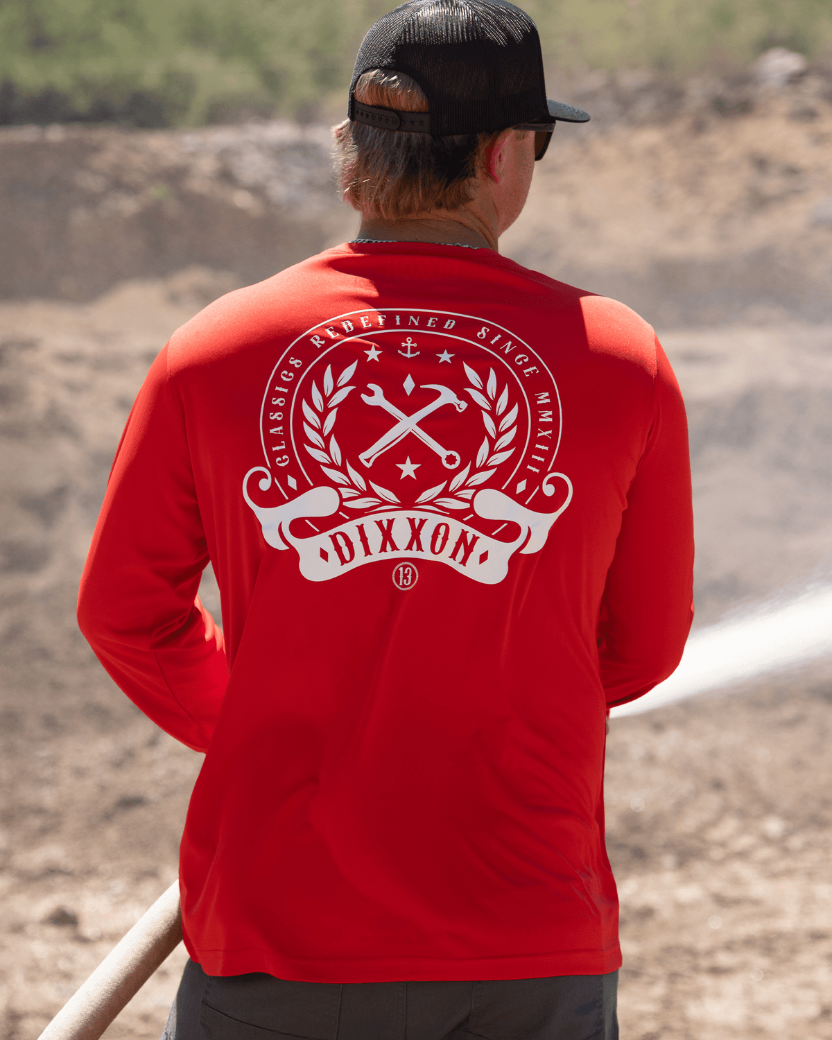 Redefined UV Long Sleeve T-Shirt - Red - view 1