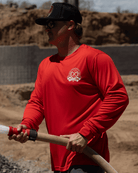 Redefined UV Long Sleeve T-Shirt - Red - Dixxon Flannel Co.