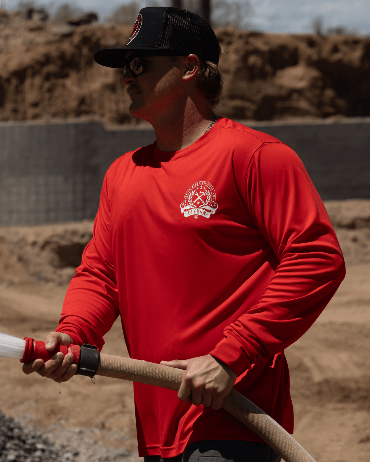 Redefined UV Long Sleeve T-Shirt - Red - view 5