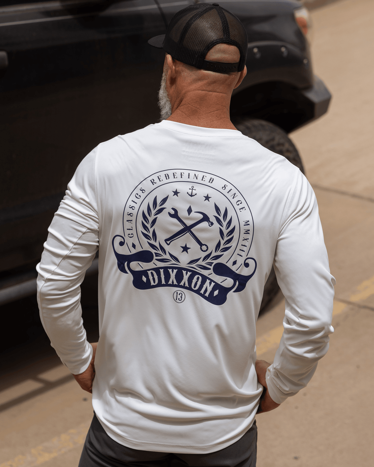 Redefined UV Long Sleeve T-Shirt - White - Dixxon Flannel Co. view 2