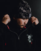 Ribbed Beanie - Black Camo - Dixxon Flannel Co.
