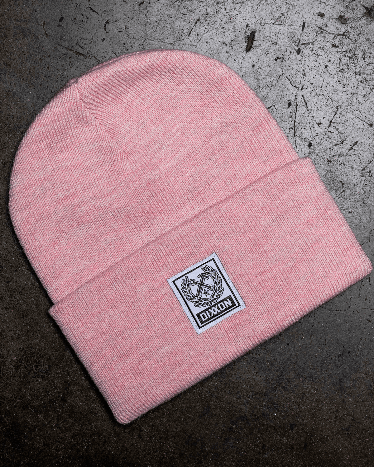 Ribbed Beanie - Heather Pink - Dixxon Flannel Co.