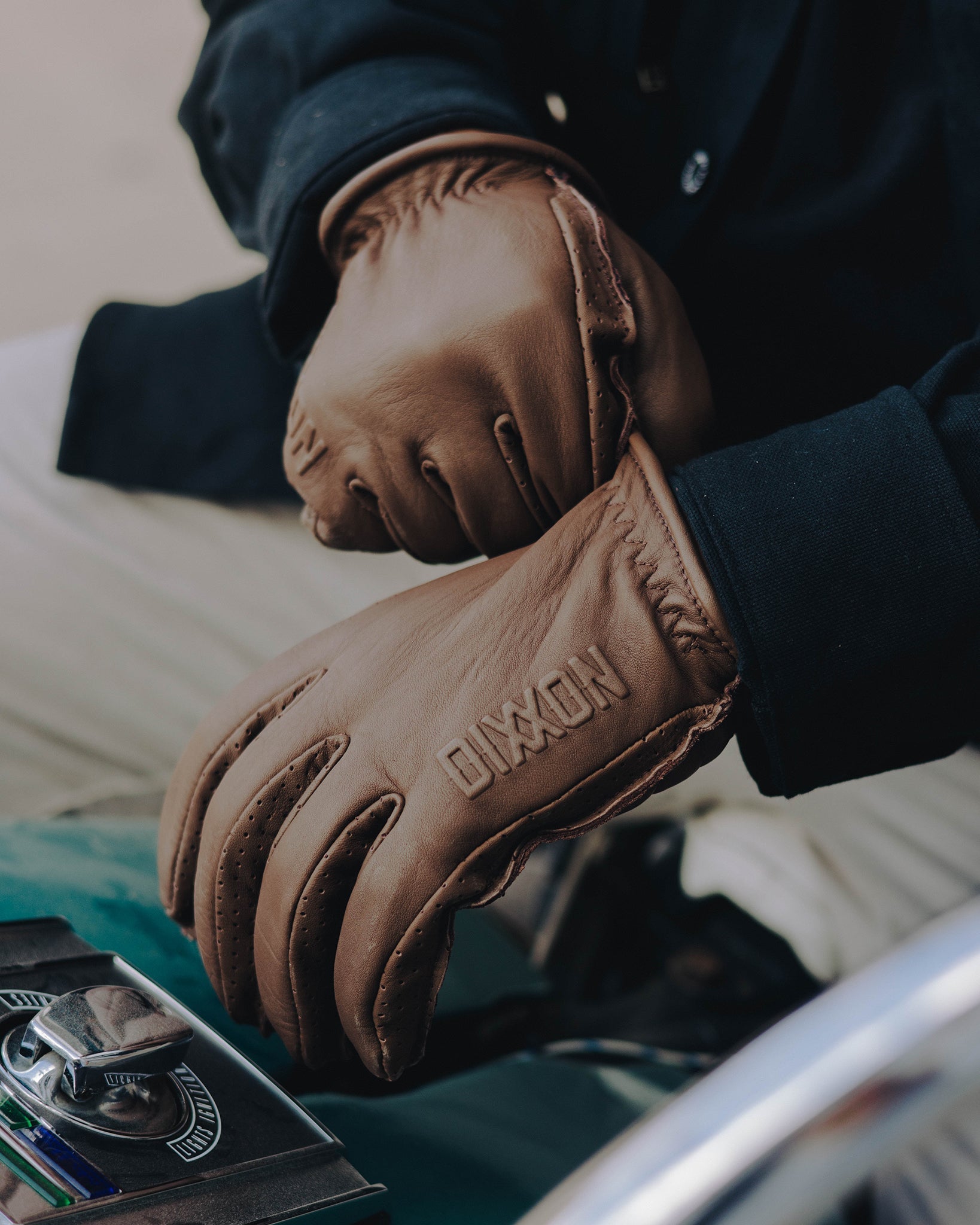 Roper LEATHER MOTO GLOVES
