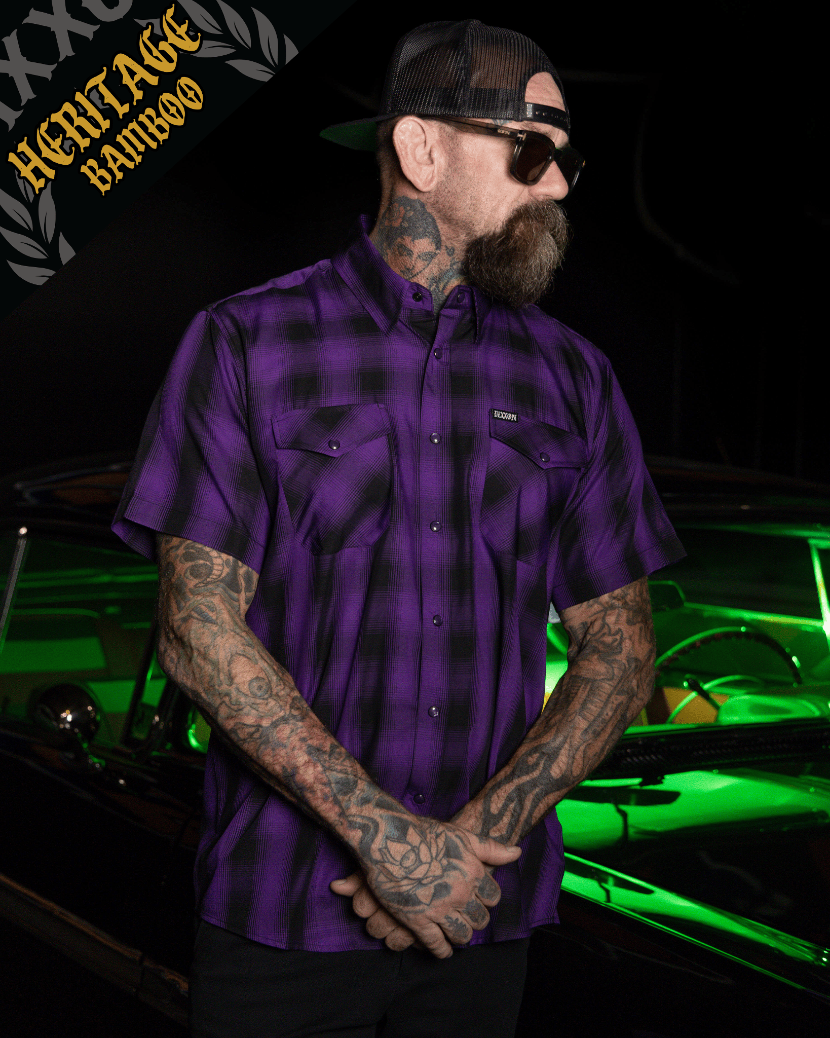 Royalty Heritage Bamboo Short Sleeve - Dixxon Flannel Co.