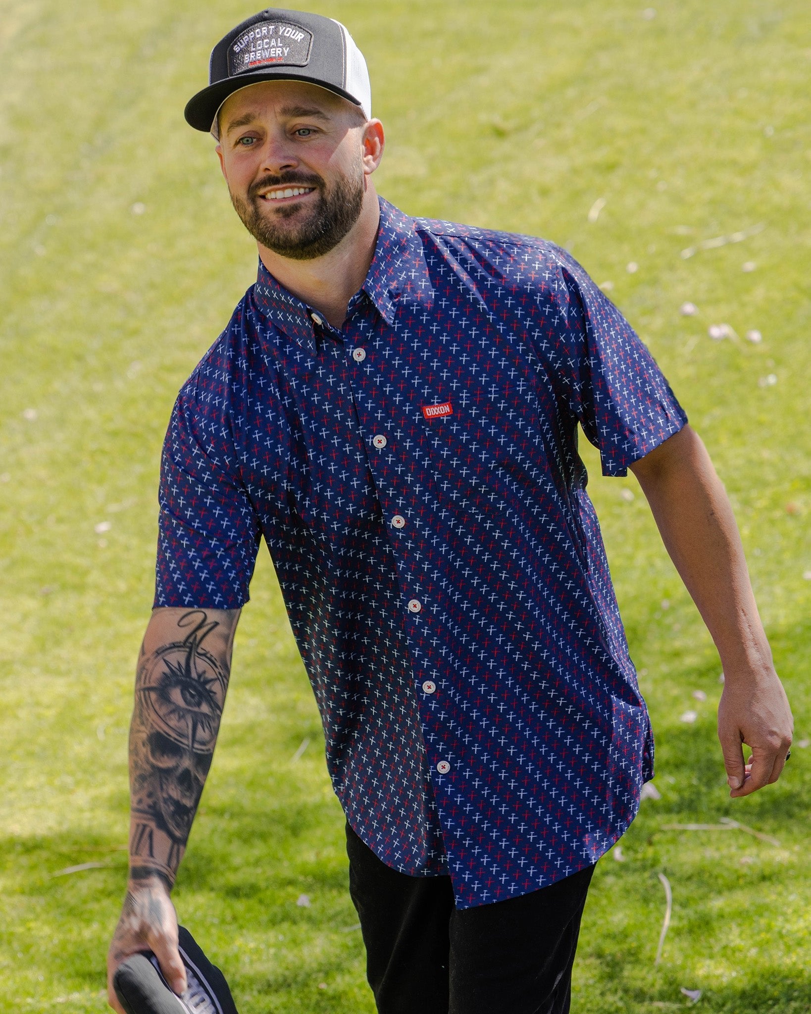 RWB Party Hammers Party Shirt - Blue - Dixxon Flannel Co.