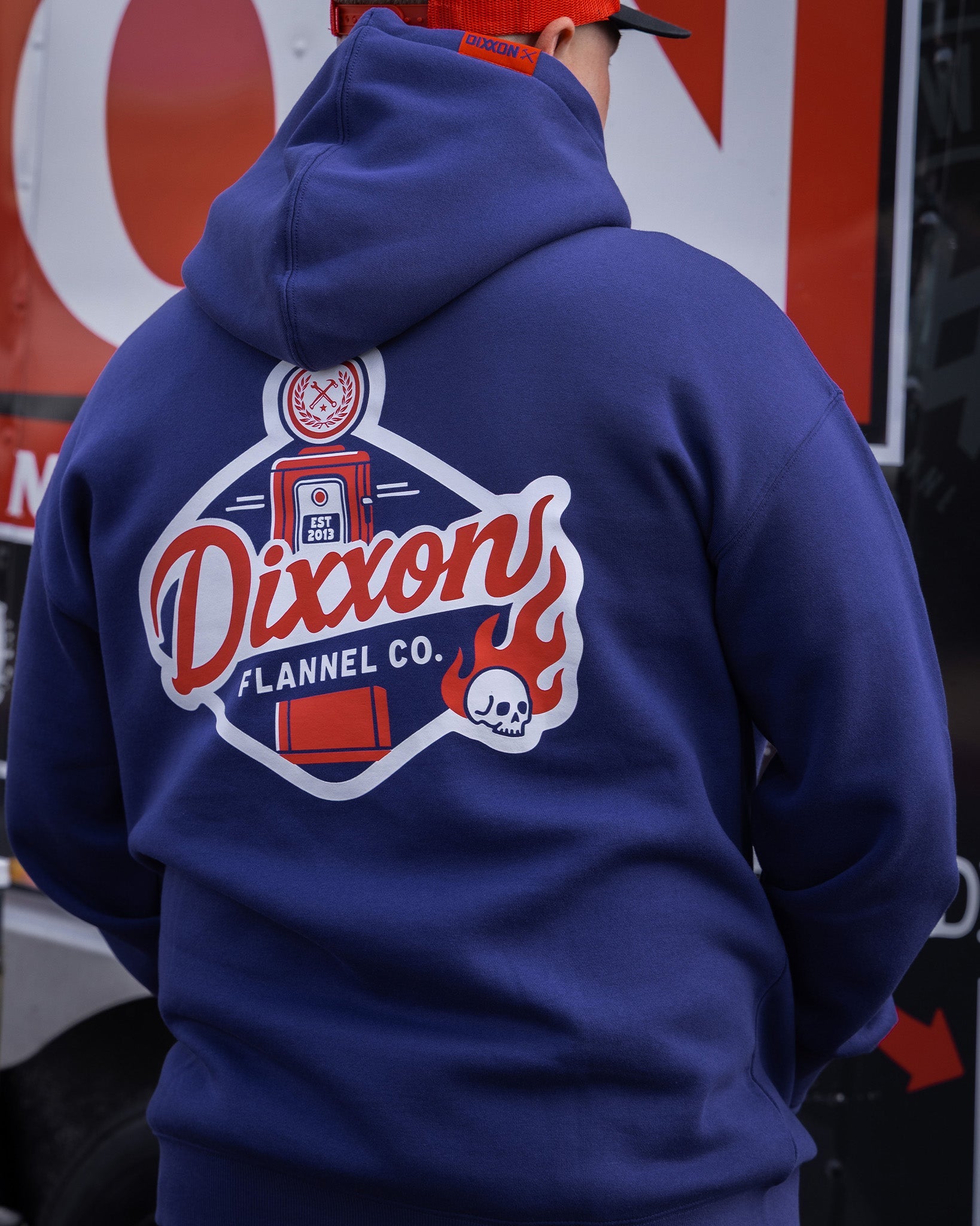 RWB Petrol Pullover Hoodie - Navy | Dixxon Flannel Co.