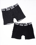 Salty Dog Cotton Stretch 2pk Boxer Briefs - Black - Dixxon Flannel Co.
