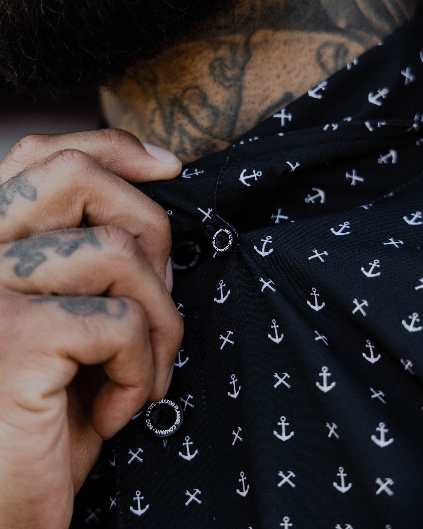 Salty Dog Party Shirt - Black & White - Dixxon Flannel Co.