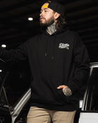 Script Pullover Hoodie - Black - Dixxon Flannel Co.