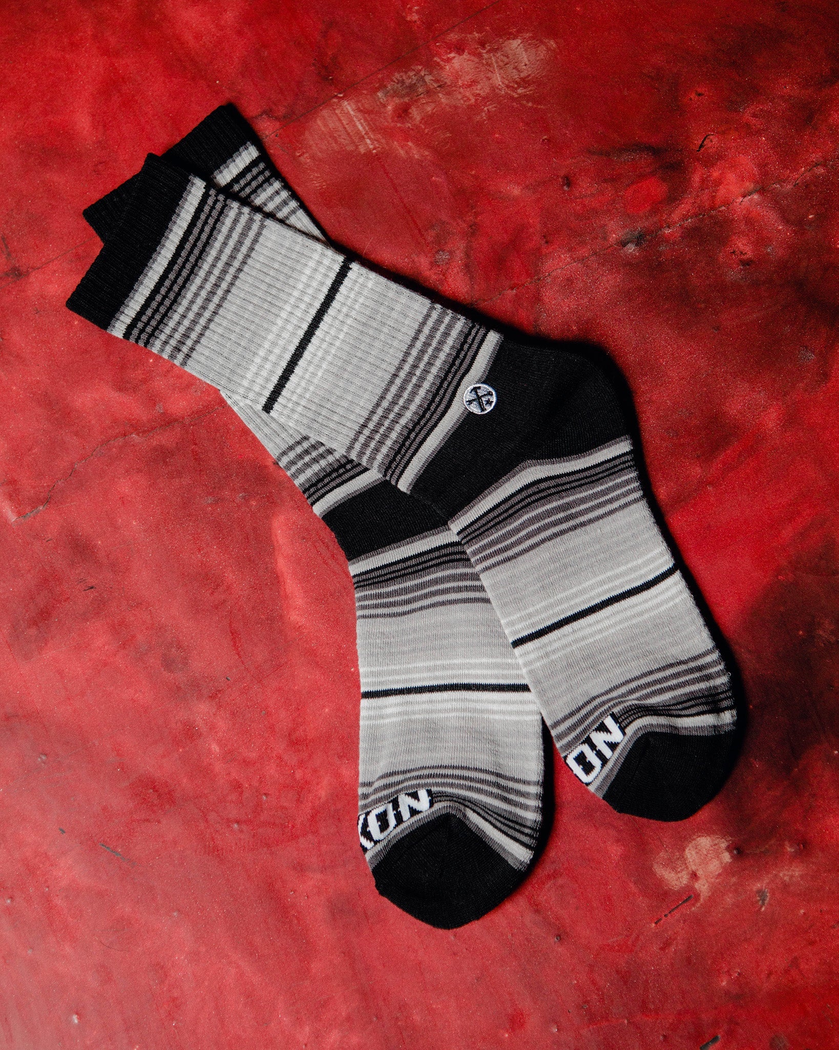 Serape Premium Crew Socks - Black & Gray - Dixxon Flannel Co.