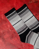 Serape Premium Crew Socks - Black & Gray - Dixxon Flannel Co.