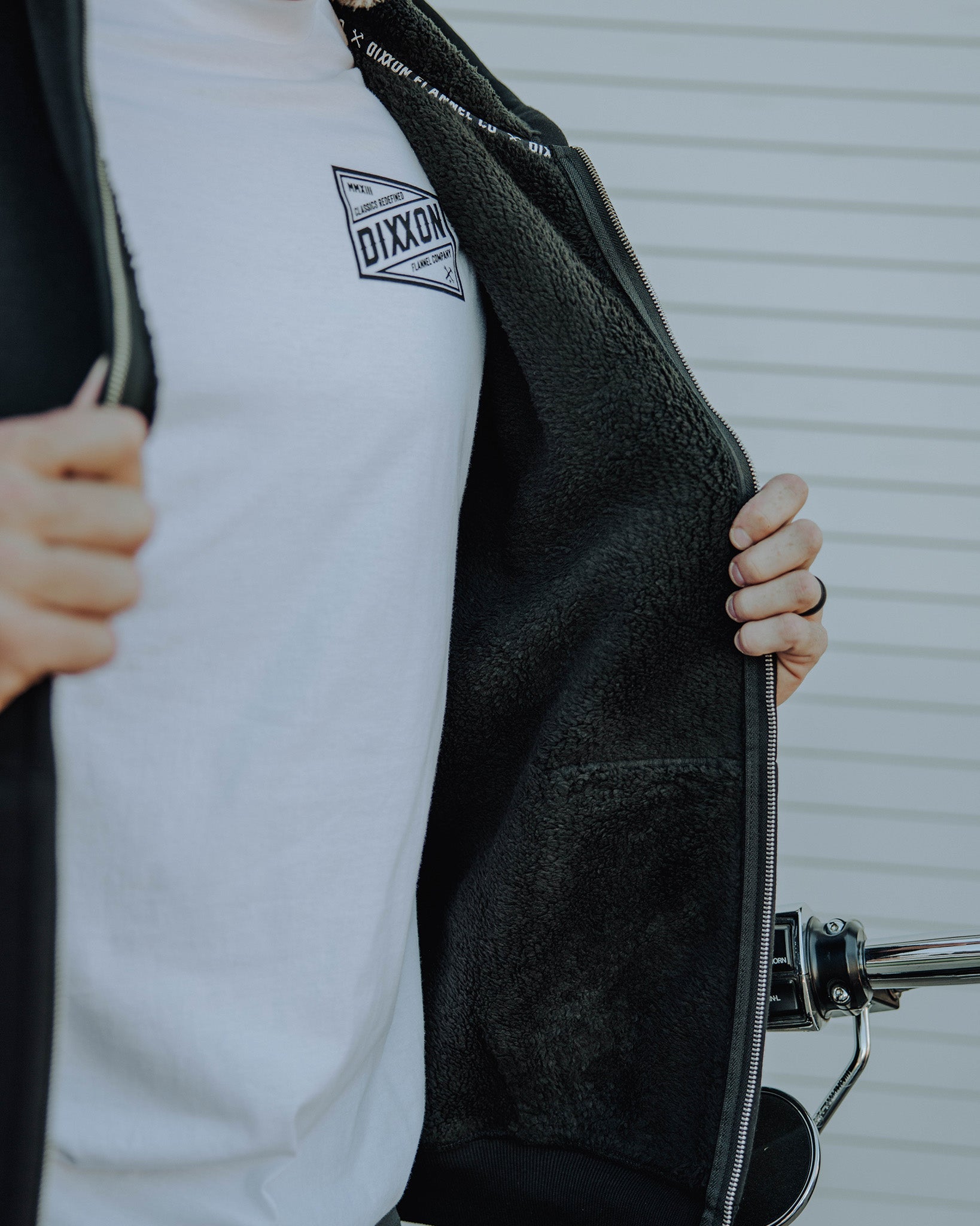 front zipper all-in-one　hholic black Dixxon Black Sherpa Hoodie: Men's Warm Zip-Up (2026)