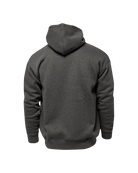 Sherpa Lined Zip Up Hoodie - Heather Charcoal - Dixxon Flannel Co.