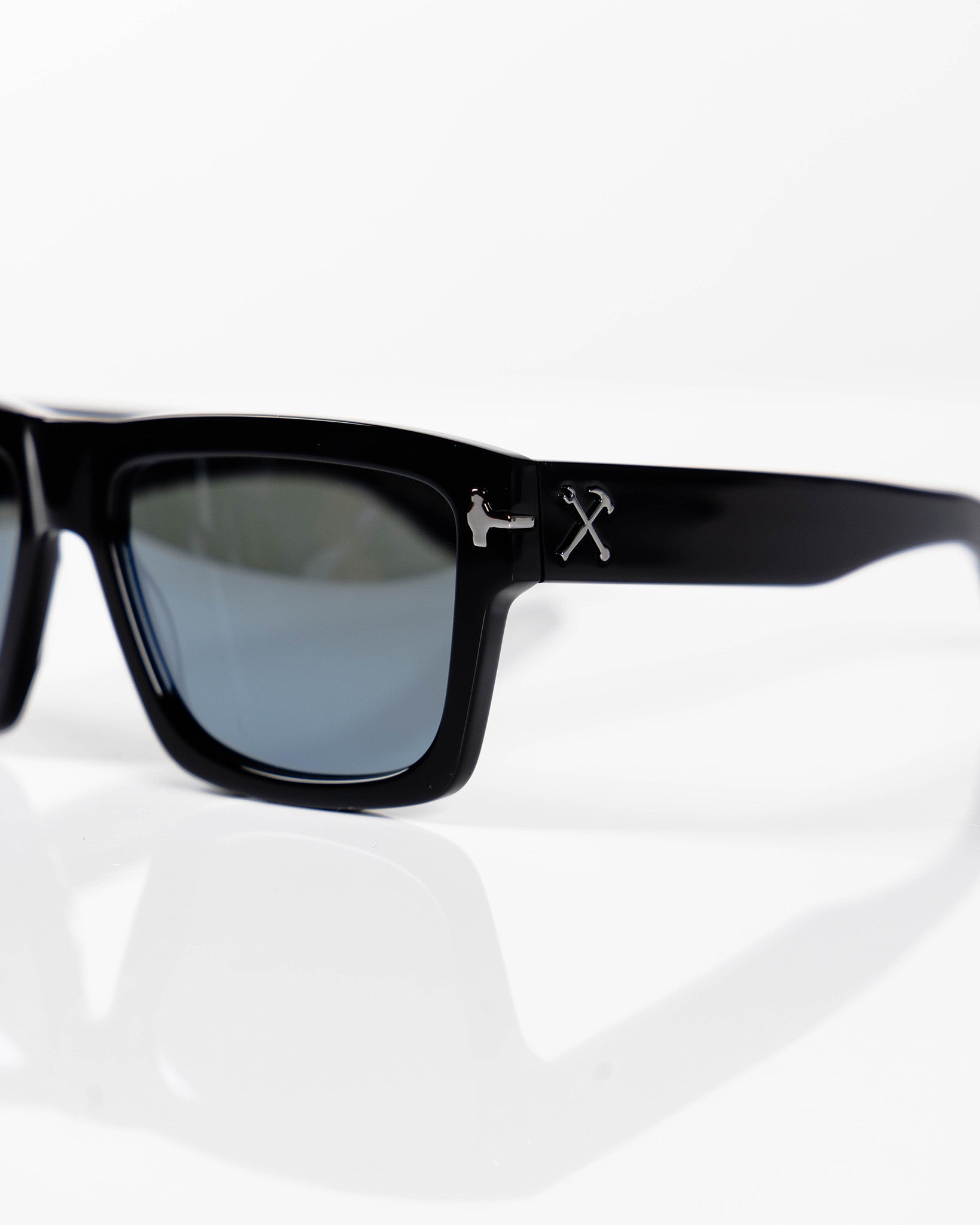 Sledge Sunglasses - Black & Chrome - Dixxon Flannel Co.