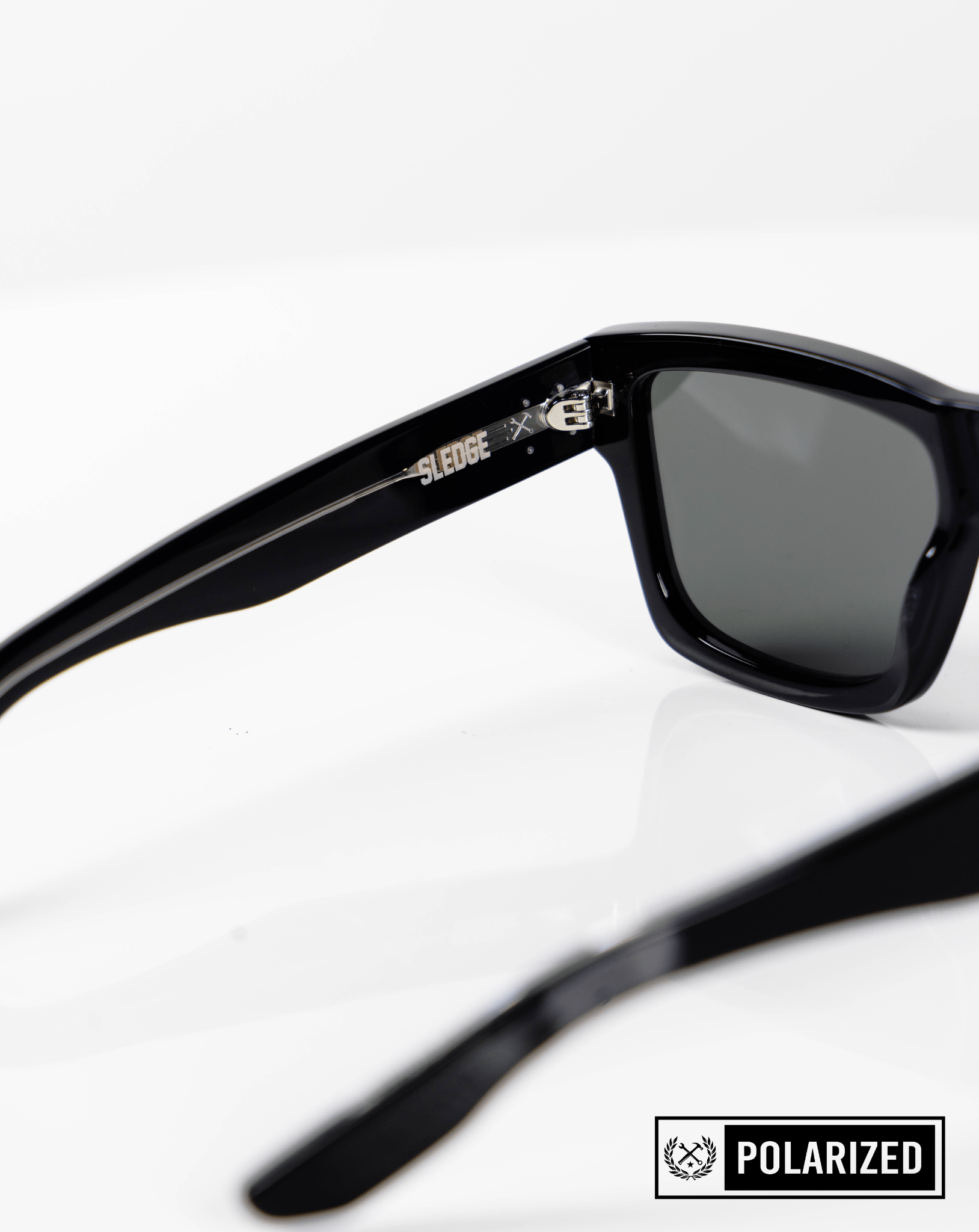 Sledge Sunglasses - Black & Chrome Polarized - Dixxon Flannel Co.