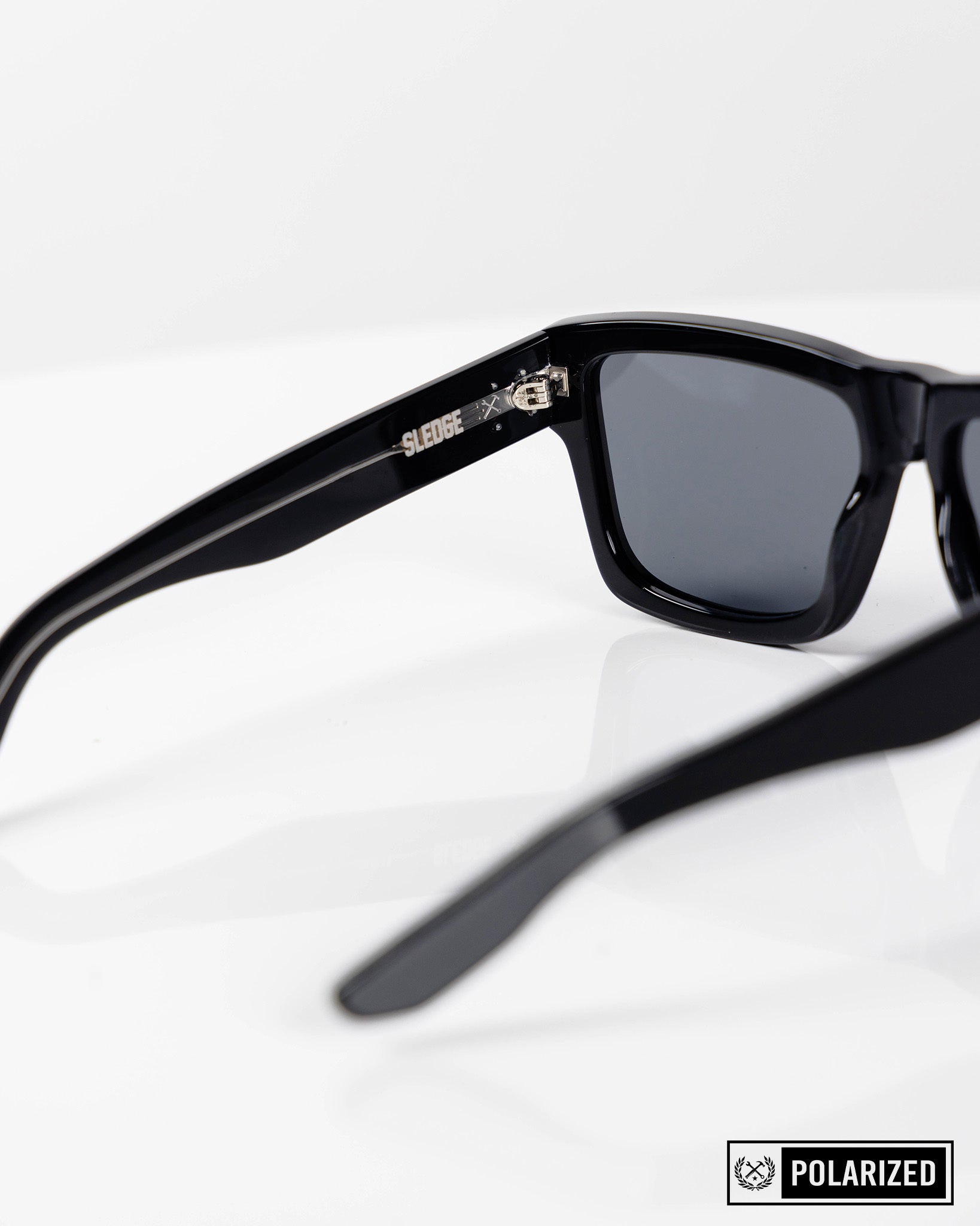 Sledge Sunglasses - Black & Grey Polarized - Dixxon Flannel Co.